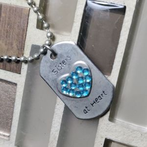 Vintage Claire's "Sister's at Heart" necklace-$5 add on